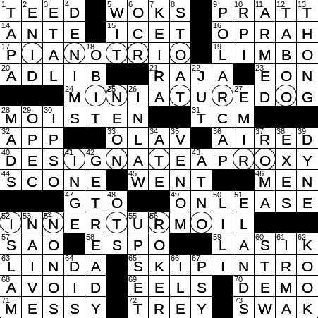 episodes crossword clue